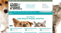 Desktop Screenshot of lakeregionanimalhospital.com